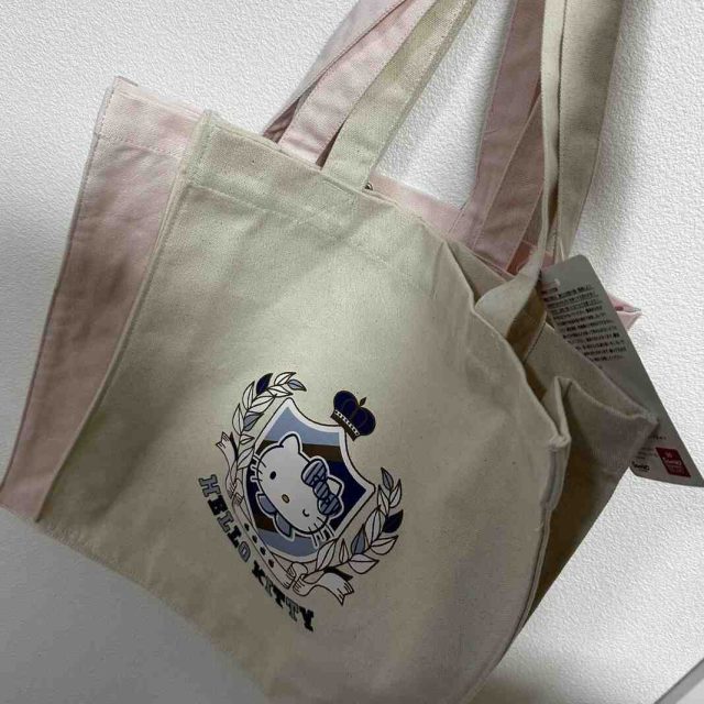 Túi tote vải in hình Hello Kitty