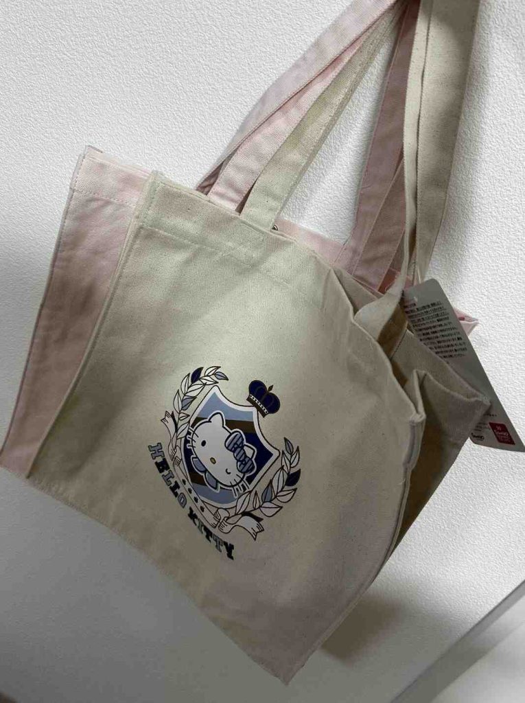 Túi tote vải in hình Hello Kitty