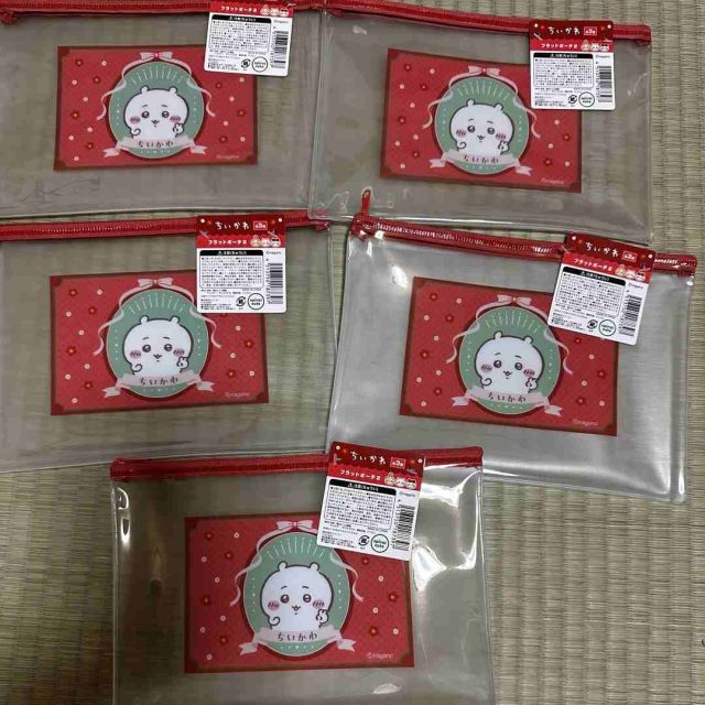 Túi zip trong suốt Chiikawa