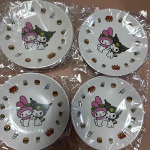 Bộ đĩa nhựa My Melody & Kuromi