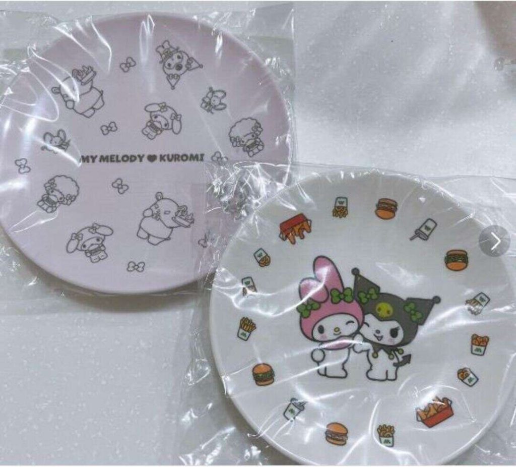 Bộ đĩa nhựa My Melody & Kuromi