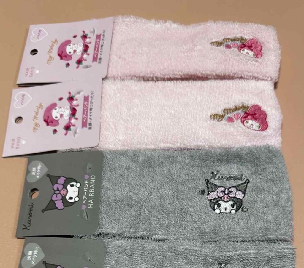 Băng đô rửa mặt Sanrio nhiều mẫu